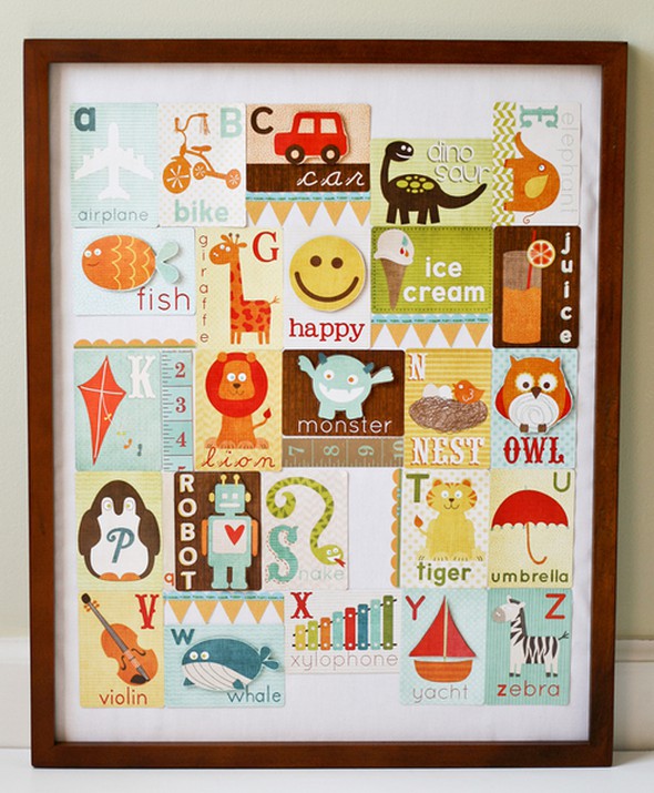 Alphabet Framed Wall Hanging by NicoleS gallery