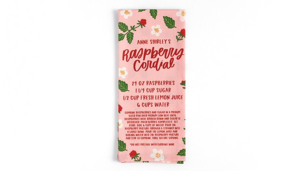 Raspberry Cordial Tea Towel gallery