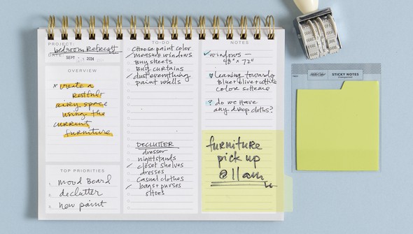Tabbed Transparent Sticky Notes - Green gallery