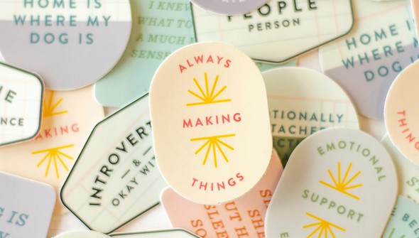 Always Making Things Decal Sticker gallery