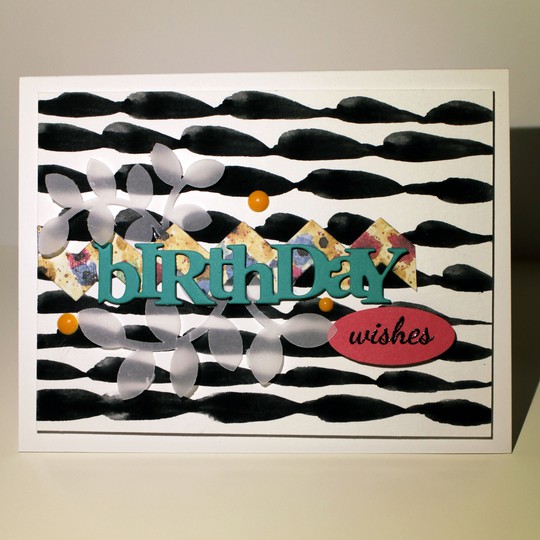 Patterened Birthday Card