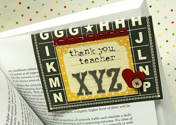 Thank You, Teacher bookmark by Dani gallery