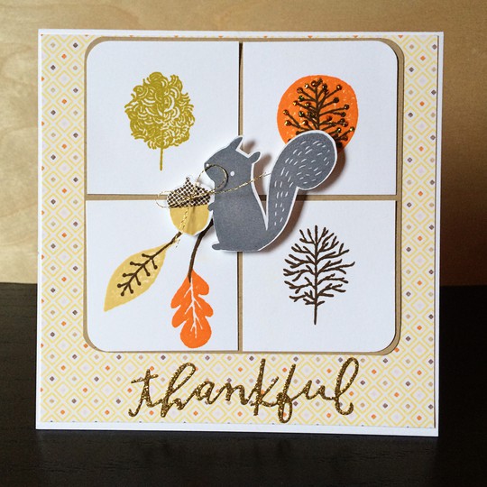 Iriscristata squirrel thankful card original