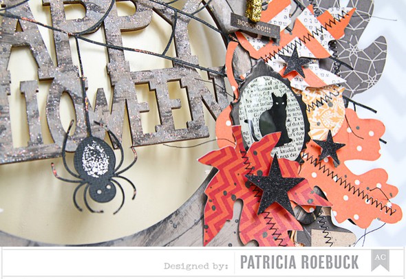 Halloween Wreath *American Crafts* by patricia gallery