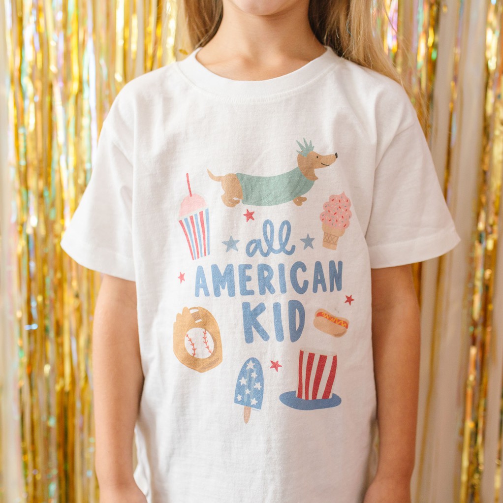 All American Kid - Youth Pippi Tee Youth - White item