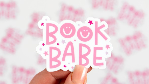 Book Babe Decal Sticker gallery