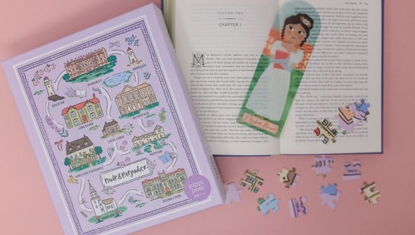 Pride & Prejudice Map - 500 Piece Jigsaw Puzzle gallery