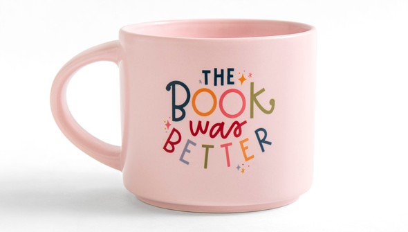 The Book Was Better Large Ceramic Mug gallery
