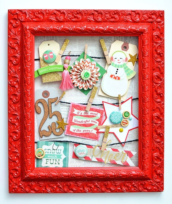 Altered Holiday Frame by jenrn gallery