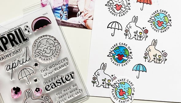 Stamp Set : 3x4 April Monthly Series by In a Creative Bubble gallery
