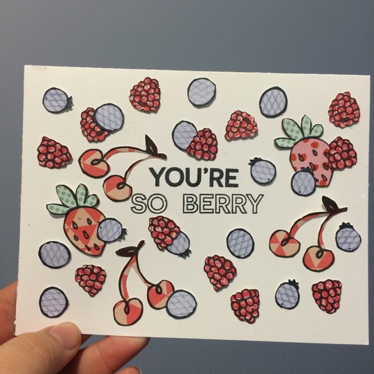 You're So Mixed Berry Sweet Card