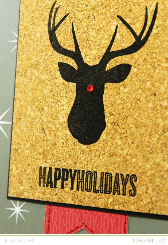 Rudolph Letterpress Card *SC Magical* by JulieCampbell gallery