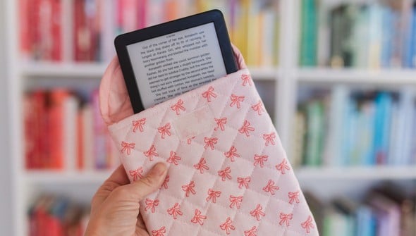 Pink Coquette Bows Quilted E-Reader Case gallery