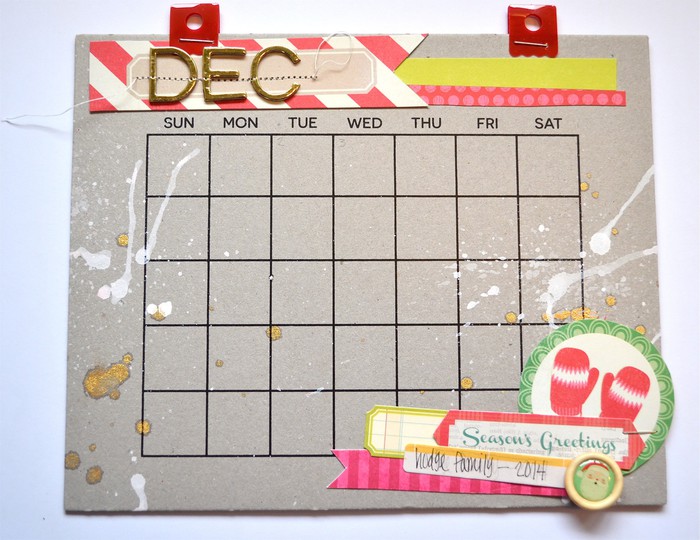 December Daily 2014 calendar - foundation page
