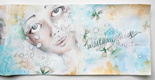 Art Journal Spread - Stays the Same  by soapHOUSEmama gallery