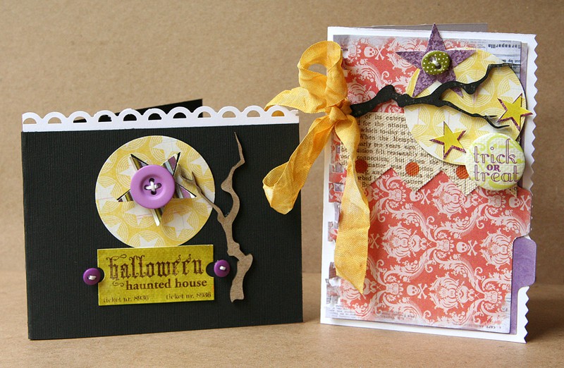 Halloween card set and gift box