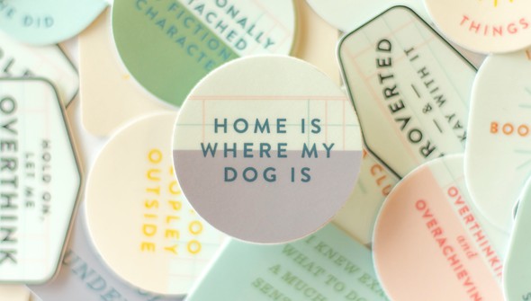 Home Is Where My Dog Is Decal Sticker gallery