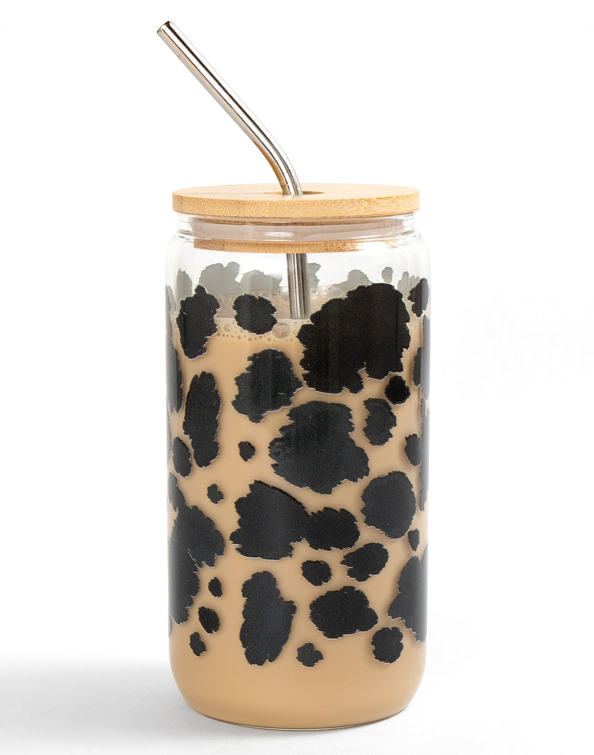 Cow Spots Glass Can item