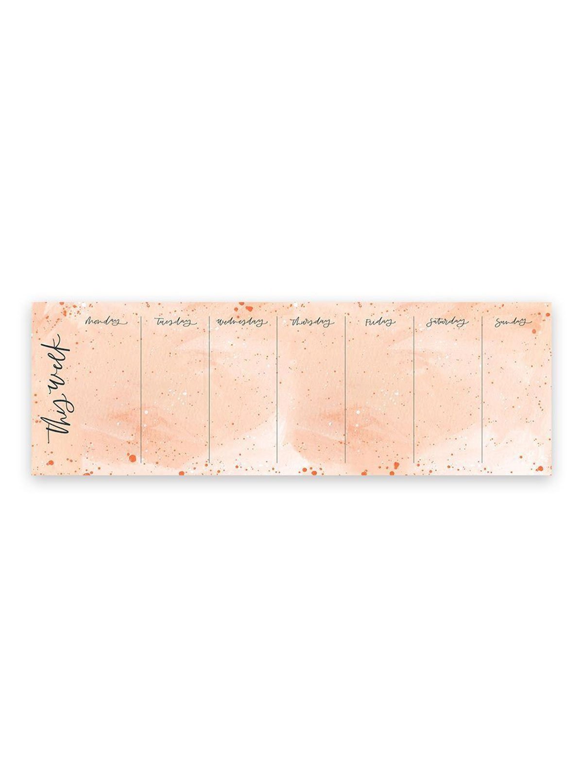 Speckled Zinnia Weekly Notepad item