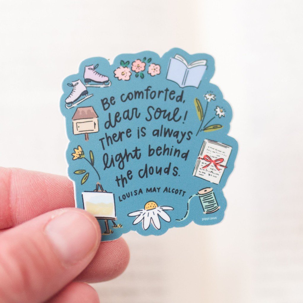 Be Comforted Little Women Decal Sticker item