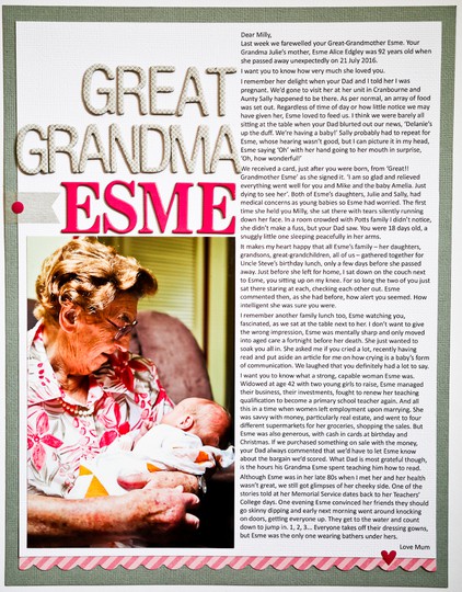 Great Grandma Esme