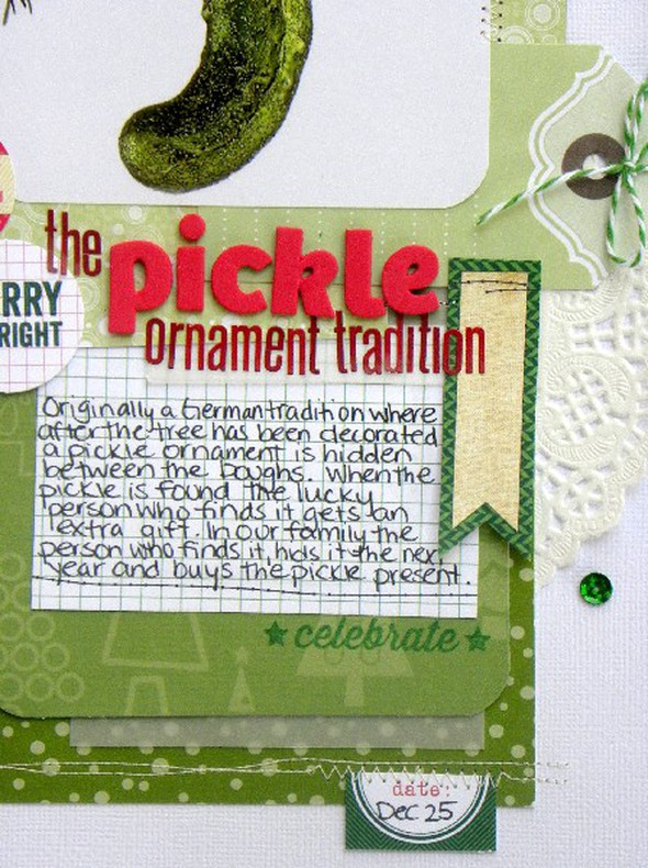 Pickle Ornament *Elle's Studio by oasisscrap gallery