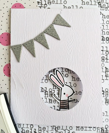 Hello Bunny card