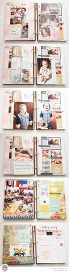 Feb 2015 Project Life Memory Book Pages