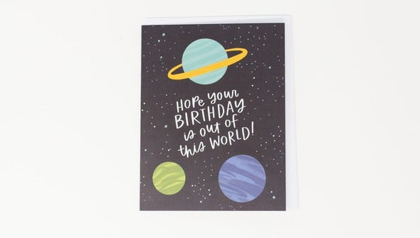 Out of This World Birthday Card gallery