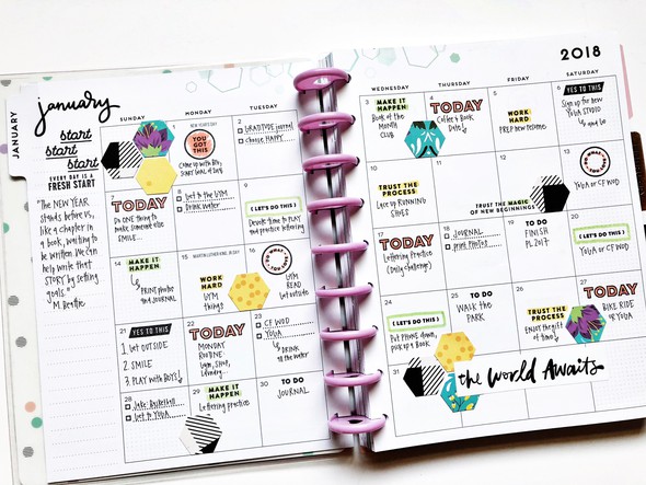 Goal Setting January Planner Layout by momruncraft gallery