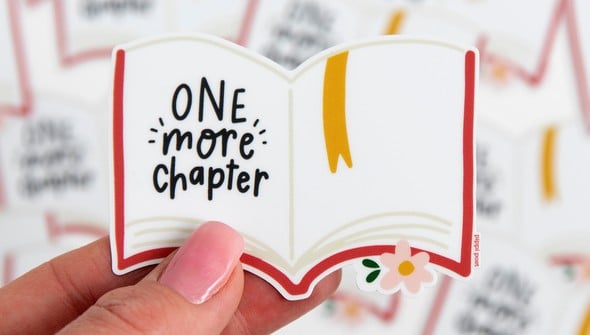 One More Chapter Decal Sticker gallery
