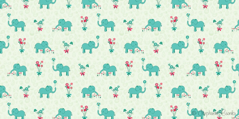 Pattern Designs - Elephant's Garden