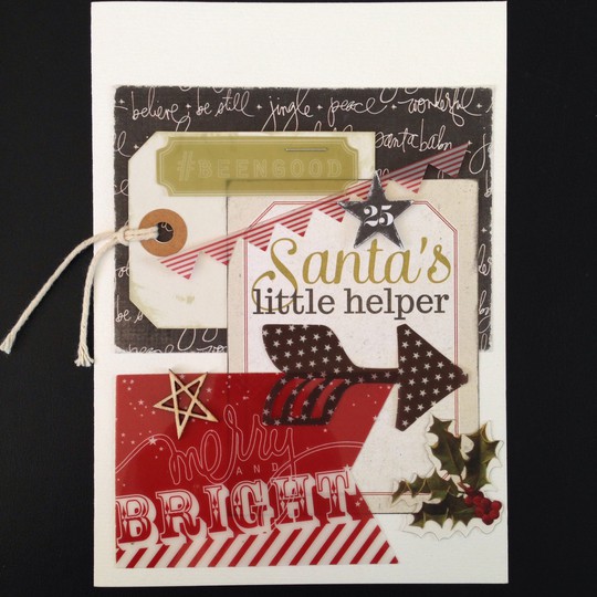 Santa's Little Helper Christmas card