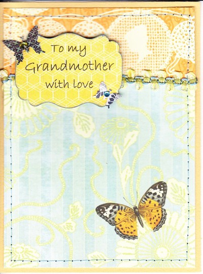 Grandmother's card (5/1 blog sketch)