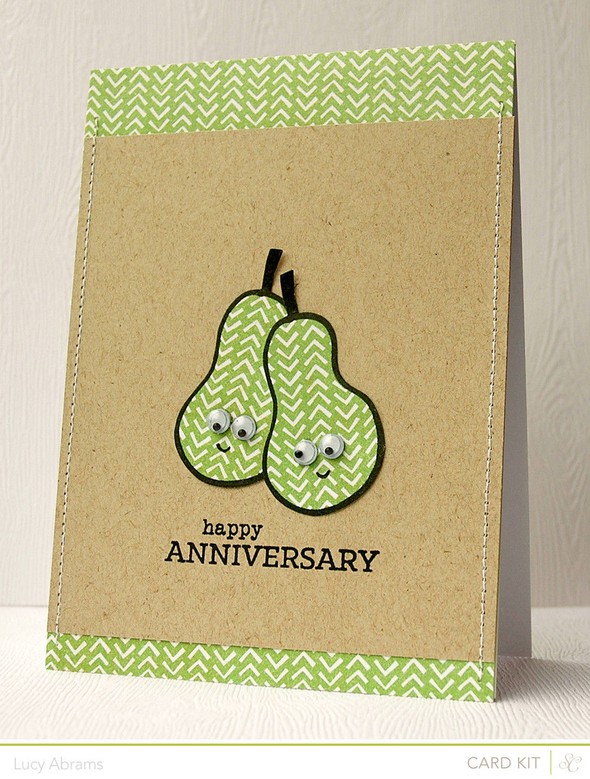 Anniversary Pears *Card Kit Only* by LucyAbrams gallery