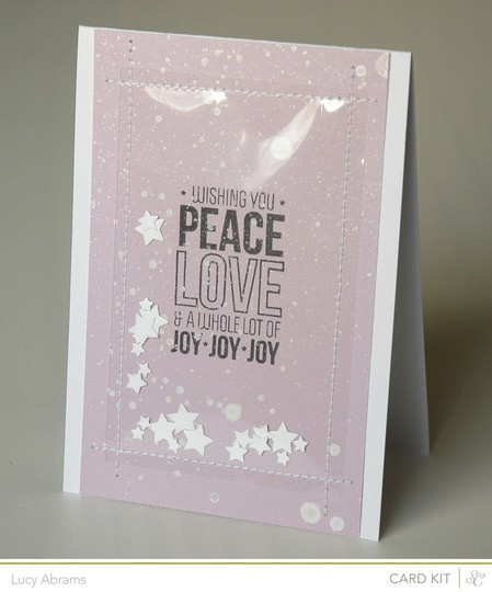 peace, Love and Joy *Blue Note Card Kit Only*