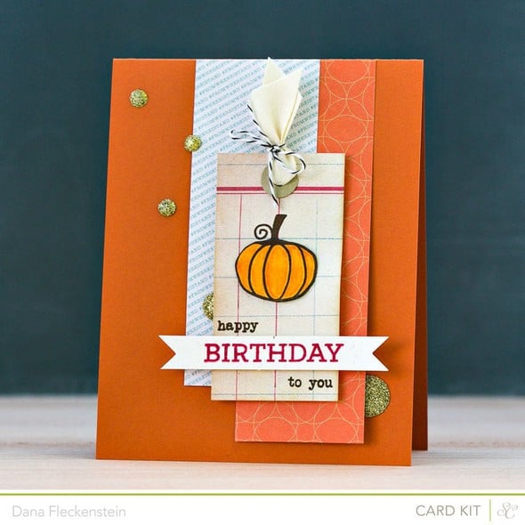 Pumpkin Birthday *card kit only* by pixnglue gallery