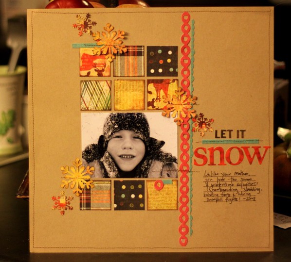 Let it Snow-January Page Maps