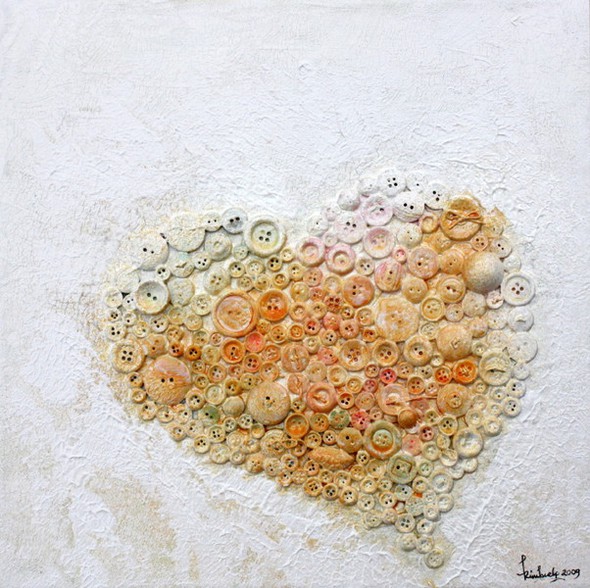 Button Love Canvas by kimberlyatlga gallery