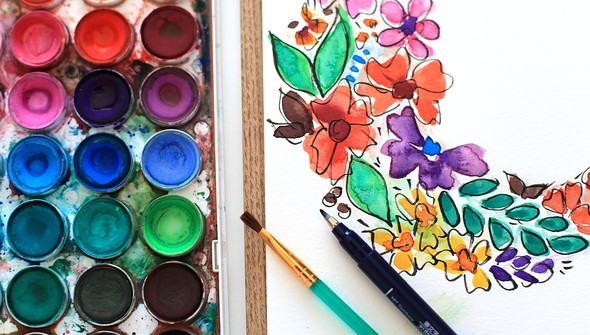 Hand-Drawn Floral Illustrations gallery