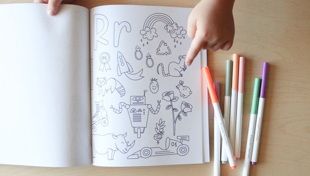 Alphabet Coloring Book, 6 of 6