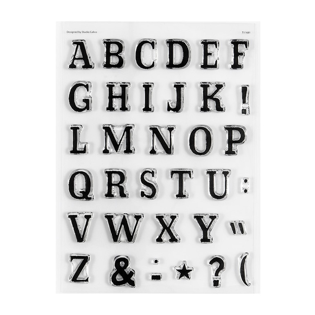 Stamp Set : 6x8 Tex Solid Alpha item