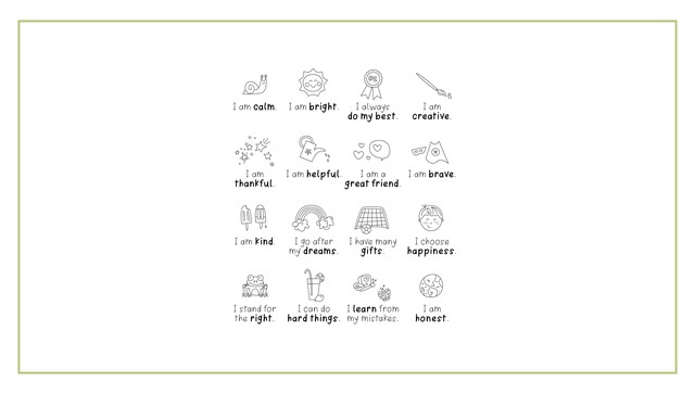 Affirmations Printable Poster, 4 of 6