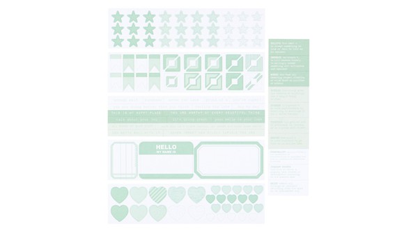 Color Collective Mini Sticker Booklet - Minty	 gallery