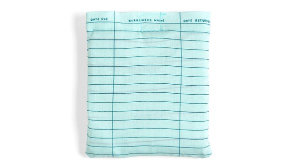 Sky Blue Library Card Lightweight Foldable Tote Bag gallery