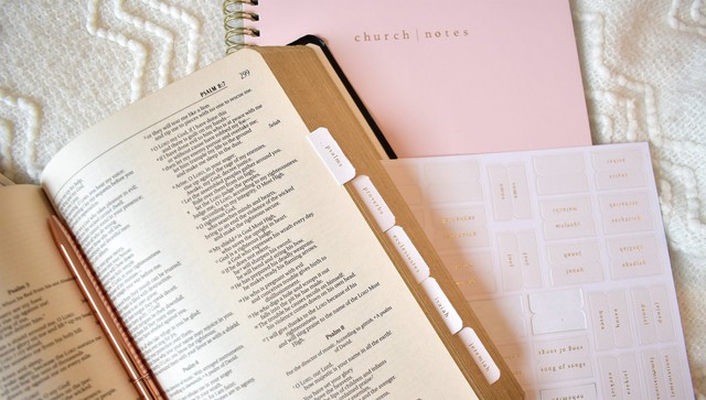 Bible Tabs - Pink and Cream, 6 of 6