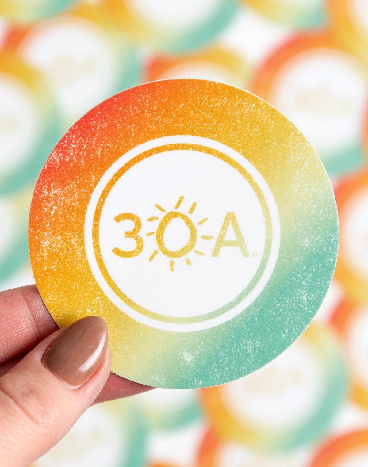 30A® Multi-Gradient Decal Sticker - Rainbow item