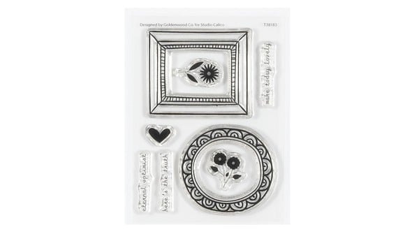 Stamp Set : 3x4 Frames & Florals by Goldenwood Co gallery