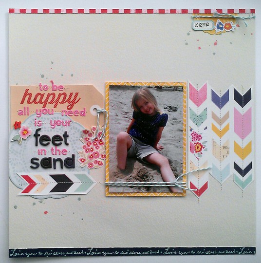 All You Need to be Happy is Your Feet in the Sand *Bright Ideas Texture x3*