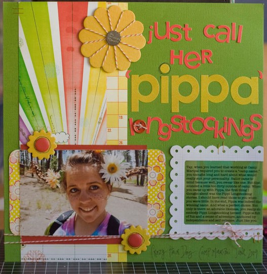 Just Call Her Pippa Longstockings